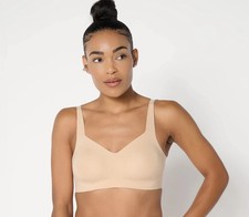 Evelyn  Bobbie Beyond Seamless Wirefree Bra Size XL Nude Sand A713124