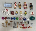Vintage Playmobil Lot of Figures, Horse, And Accessories