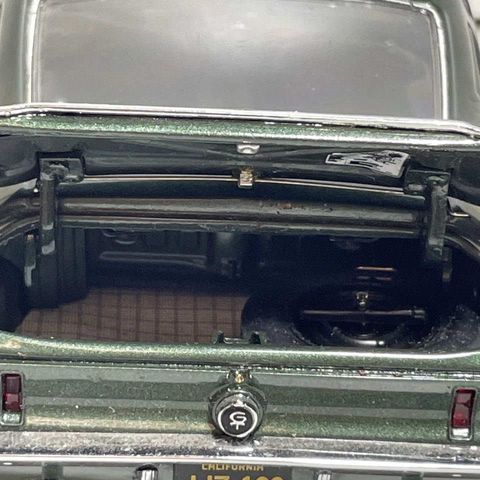 G052 Danbury Mint 1968 Ford Mustang GT Bullitt 1:24 Green No Box / Paper - Image 4 of 4