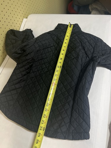 The North Face Jacket Womens S/P Black Pockets Insulated Full Zip Quilted Puffer - Picture 9 of 9