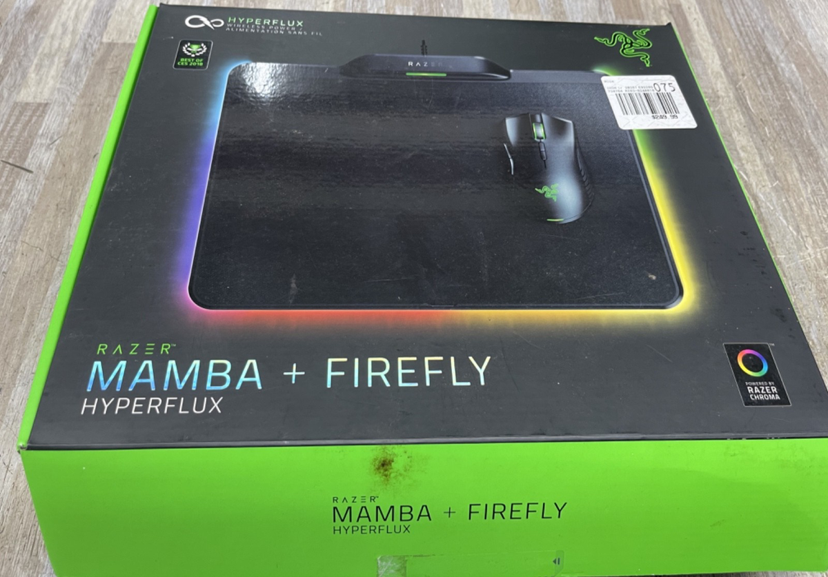 Razer Mamba + Firefly HyperFlux Wireless Mouse and Mouse Mat Combo