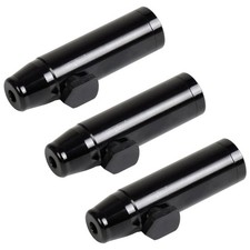 3 Pack Metal Spice Dispenser, Portable Mini Leakproof Food 2.16*0.55in, Black 