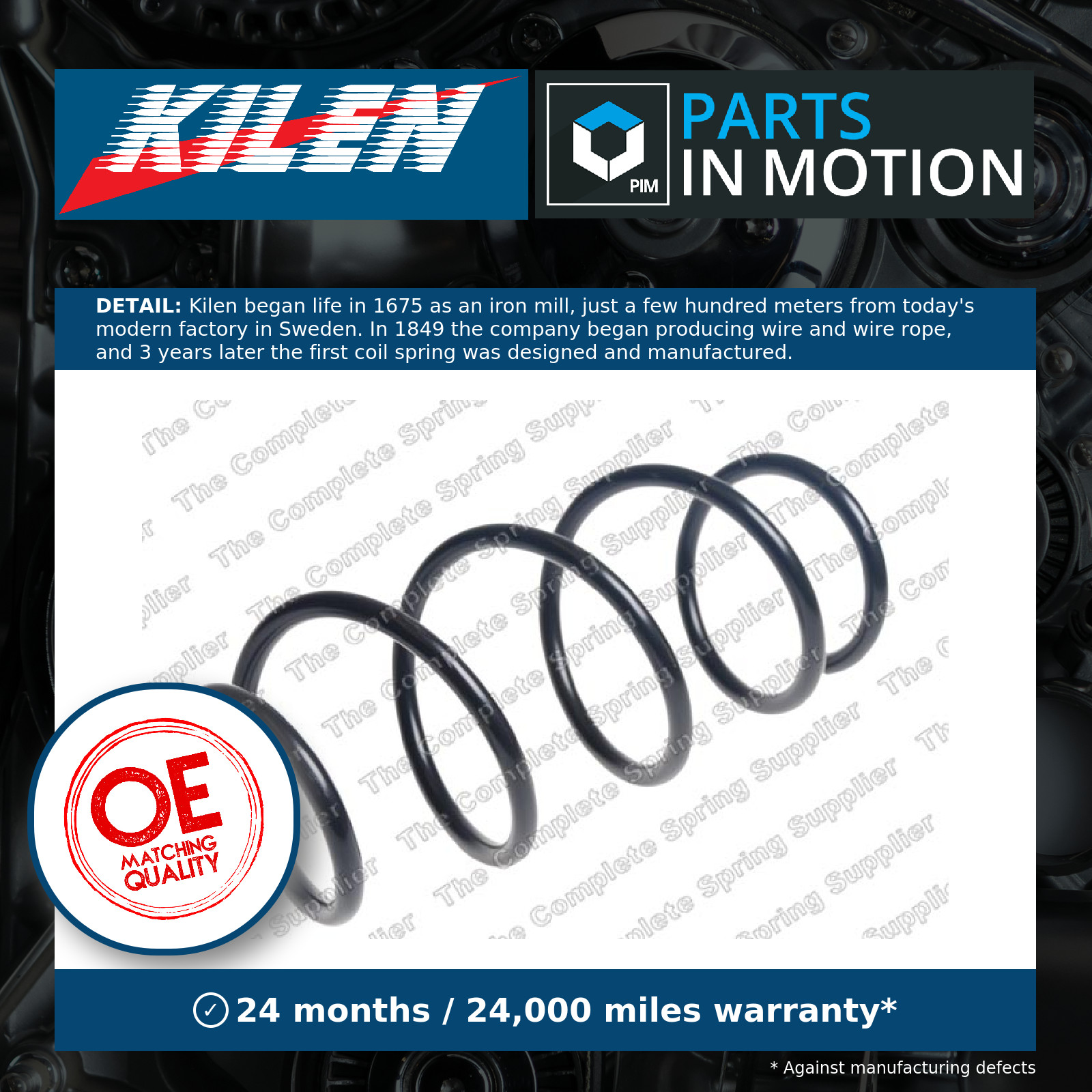 ✅Fits LESJOFORS LS4082953 Coil spring LS4082953 Coil spring front L/ ⭐UK Seller⭐ - Image 5
