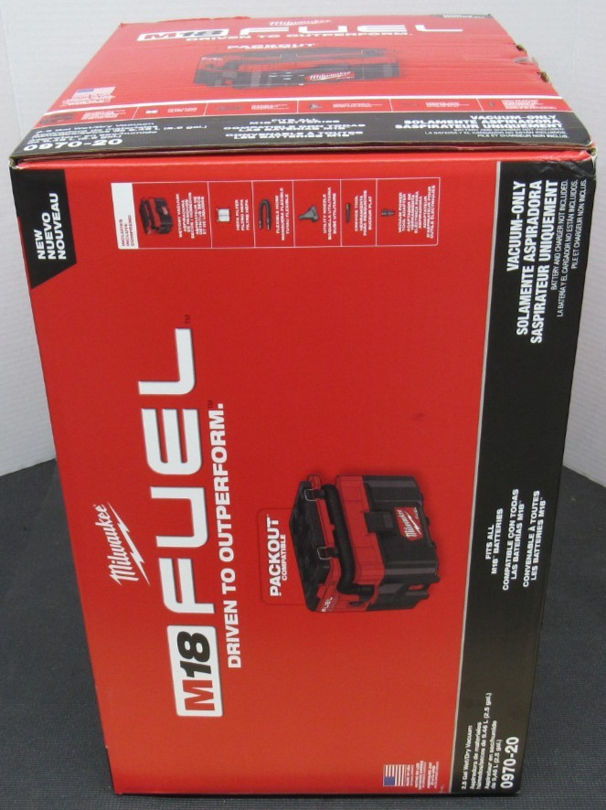 Milwaukee M18 Fuel 0970-20 Cordless Wet/Dry Vacuum - Tool Only (Open Box)