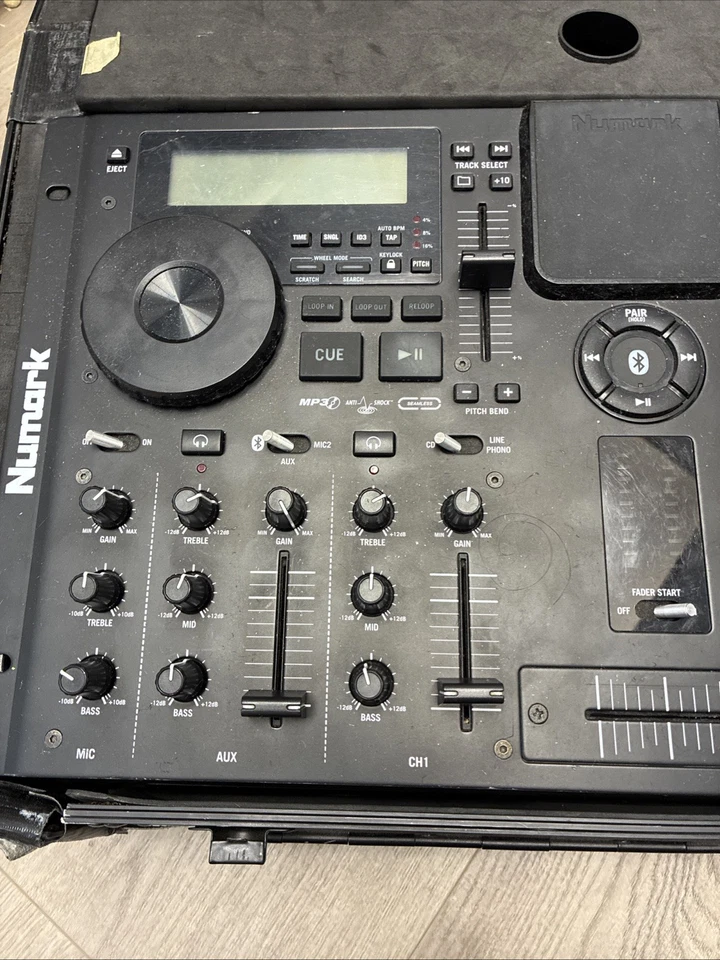 Numark Cdmix Bluetooth Dual Mp3 Player Mixer Dual Cd/mp3 Player Deck+bluetooth I - Image 2 of 4