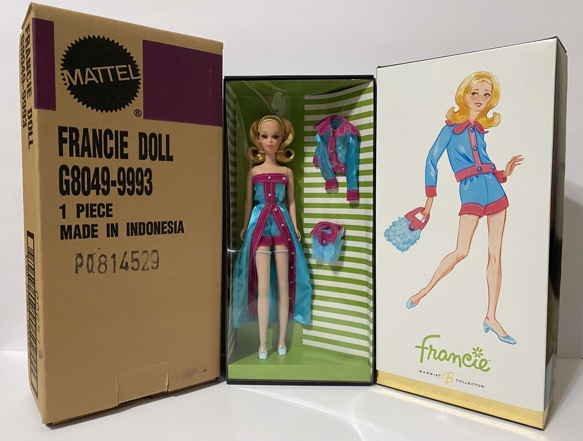 Barbie Collector G8049 Gold Label Francie Doll Reproduction Barbie Collector G8049 Gold Label Francie Doll Reproduction