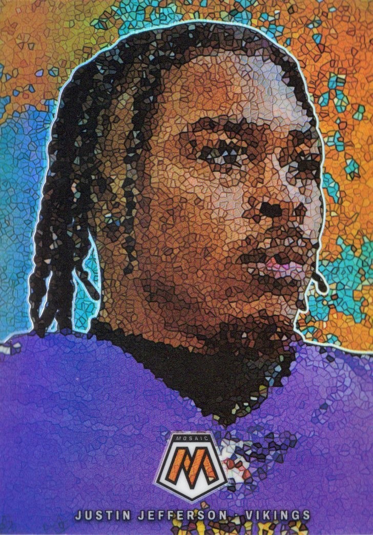 2023 Panini Mosaic - Micro Mosaic Justin Jefferson #MM-16