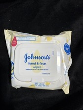 Johnson's Baby Hand  Face Gentle Cleansing Wipes, Alcohol-Free 25, 25.0 ea