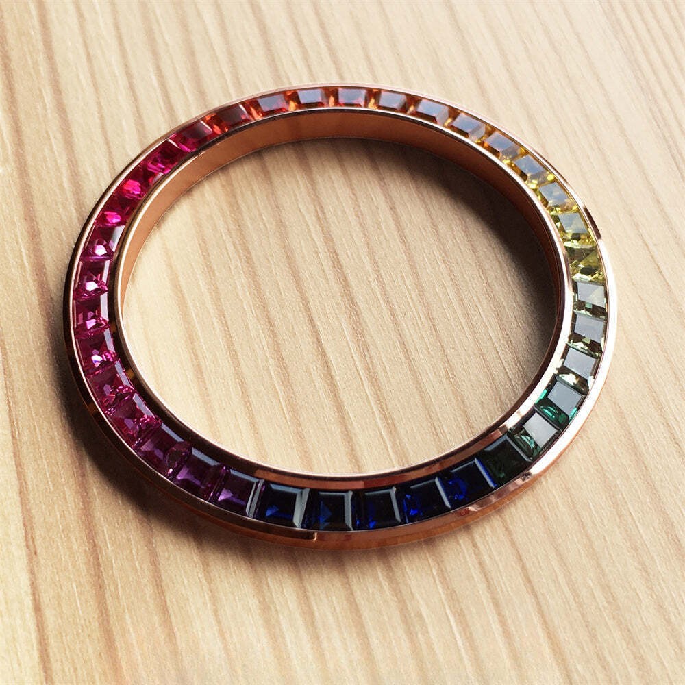 Rainbow Watch Bezel Inserts for Rolex Daytona 40mm Upgrade Modification Parts