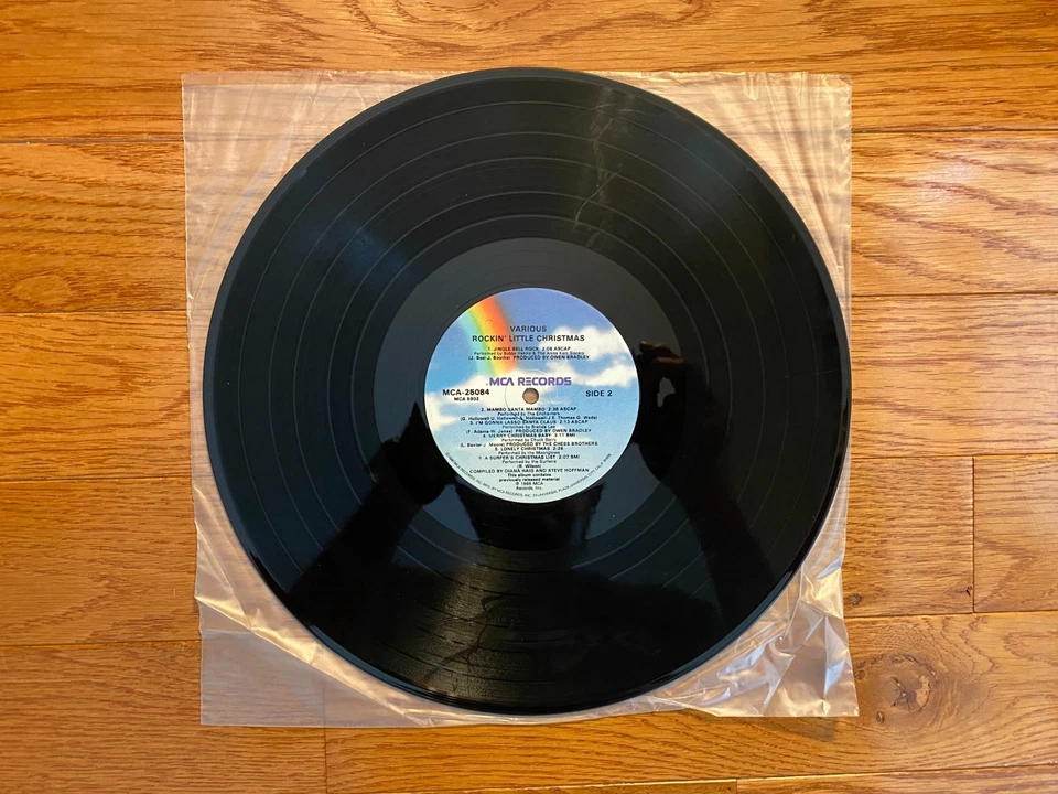 Rockin' Little Christmas LP MCA 1986 Press Brenda Lee Chuck Berry The Moonglows - Image 3 of 4