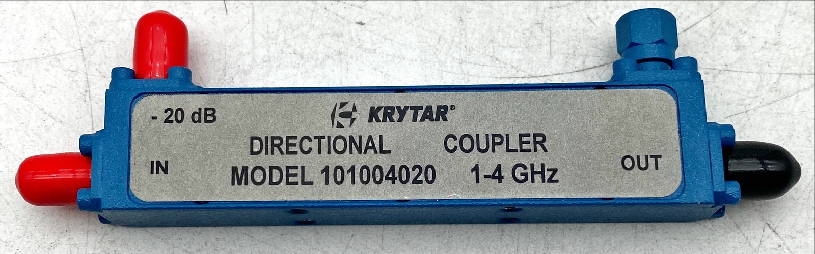 KRYTAR 101004020 1-4GHz 20dB RF SMA Directional Coupler