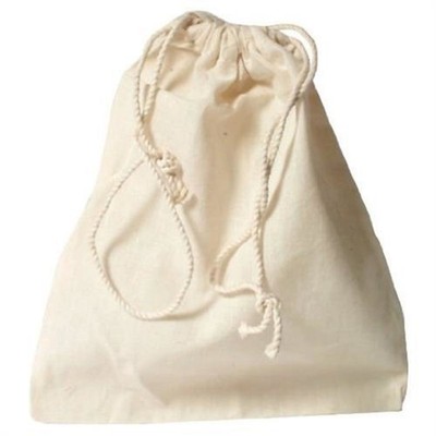 Bartl Baumwollbeutel mit Kordelzug 20 x 15 cm Natur Baumwolle Stoffbeutel