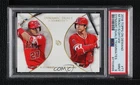 2018 Topps On Demand Dynamic Duals Mike Trout Shohei Ohtani PSA 9 Rookie RC