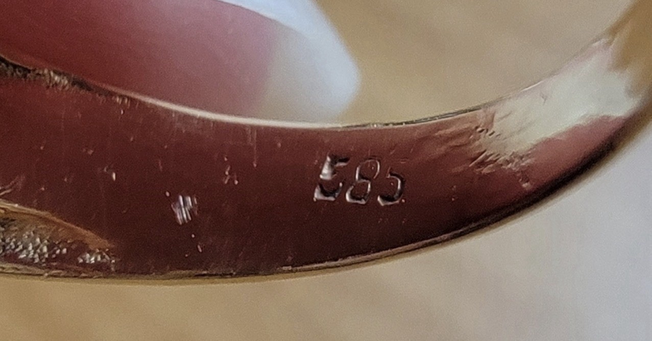 Ruby Sapphire and Emerald 14k Solid Yellow Gold R… - image 3