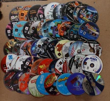 Loose Video Game Lot Of 266 PC Xbox Playstation Wii Disc Scratched Untested