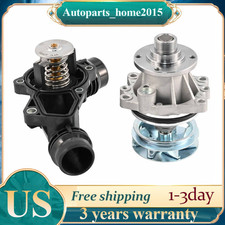 Water Pump With Thermostat Housing Assembly For BMW 323i 328i 330i 528i X3 X5 Z4