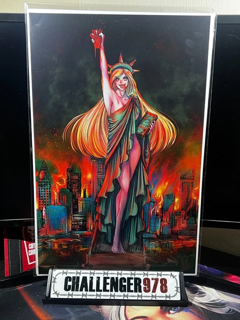 11x17 - LADY LIBERTY - Anna Zhuo Art Print SIGNED w/ COA
