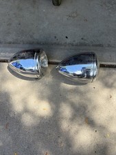 1930s Vintage Guide Tiltray Headlight Pair Patina Rat Rod Truck See Description