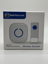 SADOTECH WIRELESS DOORBELL BATTERY OPERATED, 1000 FEET, WATERPROOF, LED FLASH