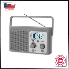Dreamsky AM FM Radio Portable - Shortwave Radio Battery Powered or Plug in Wall