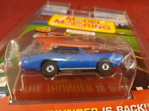 1998 HO Model Motoring Blue 1969 GTO Convertible Slot Car New In Package - Picture 2 of 7