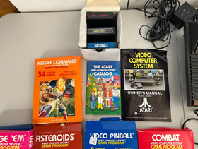 Atari 2600 VCS Console System with Games Tested