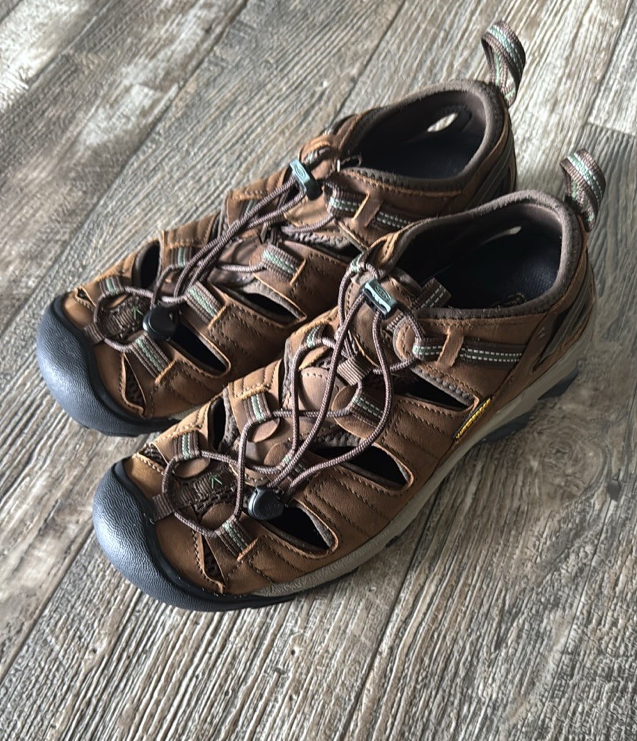 Sandali da uomo Keen impermeabili resistenti da trekking taglia 10