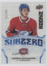 2018-19 Upper Deck Ice Sub Zero Rookie 722/999 Jesperi Kotkaniemi #SZ-26 to0