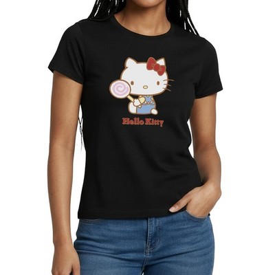 Hello Kitty Mit Lollipop Frauen T-Shirt