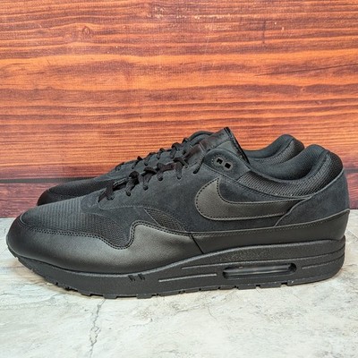 Nike Air Max 1 Essential Men's size 19 Triple Black Anthracite
