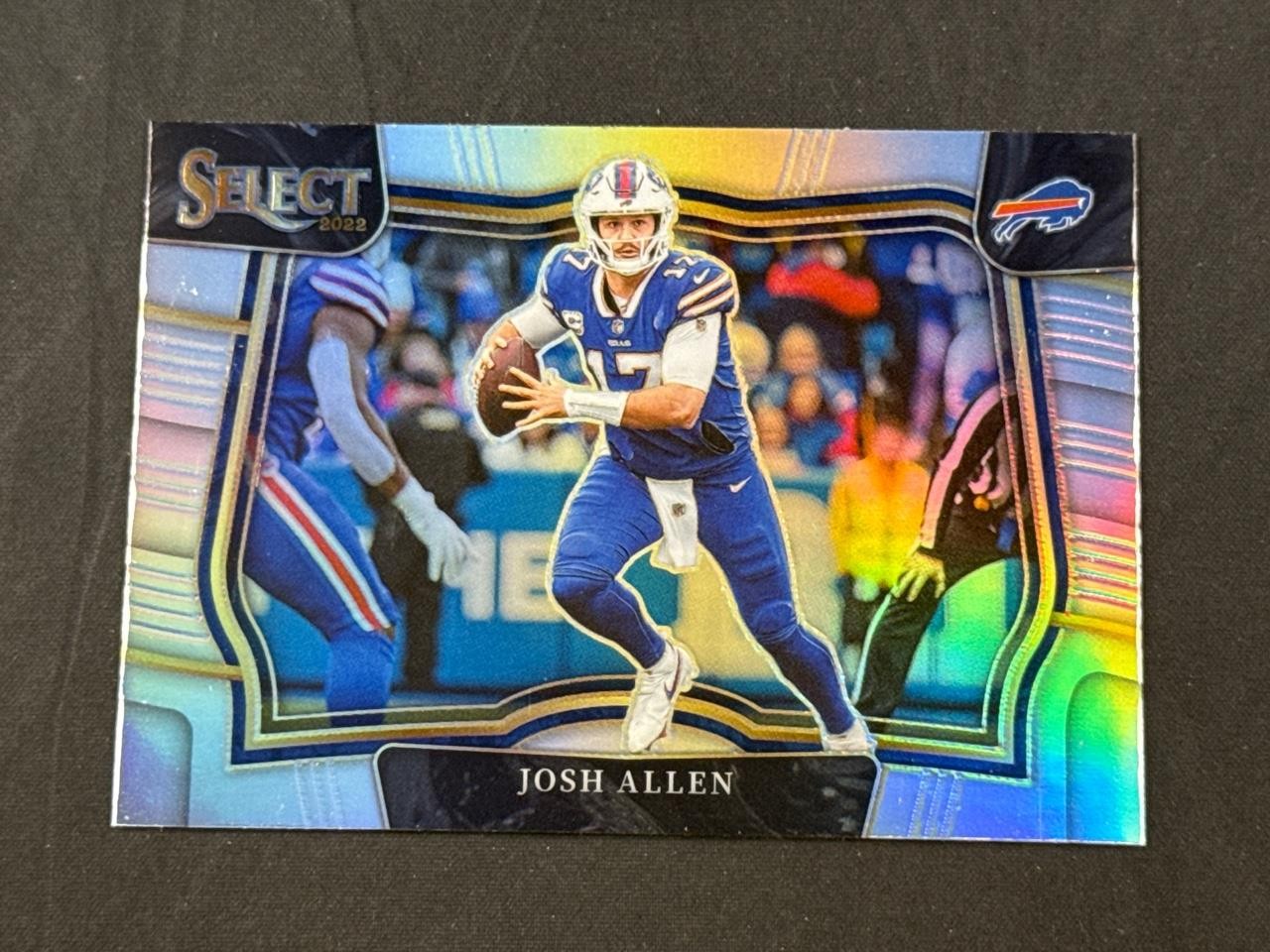 2022 PANINI SELECT JOSH ALLEN #423 FIELD LEVEL HOLO SILVER PRIZMS SP BILLS