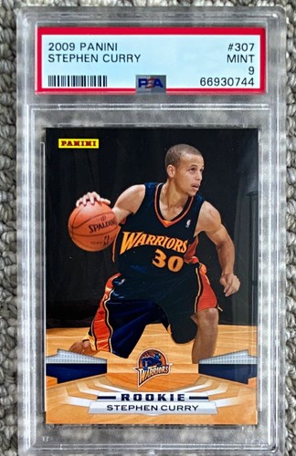 2009 Panini Stephen Curry Rookie #307 PSA 9 Golden State Warriors