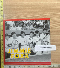Jimmie Fox Baseball Game Dugout With Team Scene Book Photograph