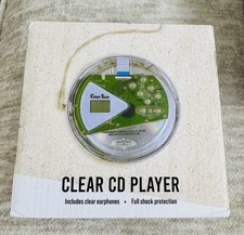 Cleartech Clear Cd Compact Disc Portable CD Player with Headphones New Sealed Cleartech Clear Cd Compact Disc Portable CD Player with Headphones New Sealed - Image 1