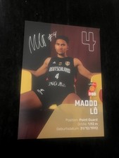 Maddo Lo  Autogramm DBB Deutschland Basketball Nationalmannschaft