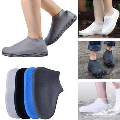 Silikon Überschuhe wasserdicht 1 Paar Schuh-Überzieher Rutschfest Regen Schuhe