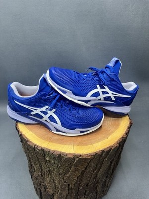 Asics Court FF 3 Novak Clay Blue Fresh Air Men s 12, Great Condition!