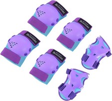 BOSONER Kids/Youth Knee/Elbow Pads Set, Protective Gear for Skate/Bike/Roller