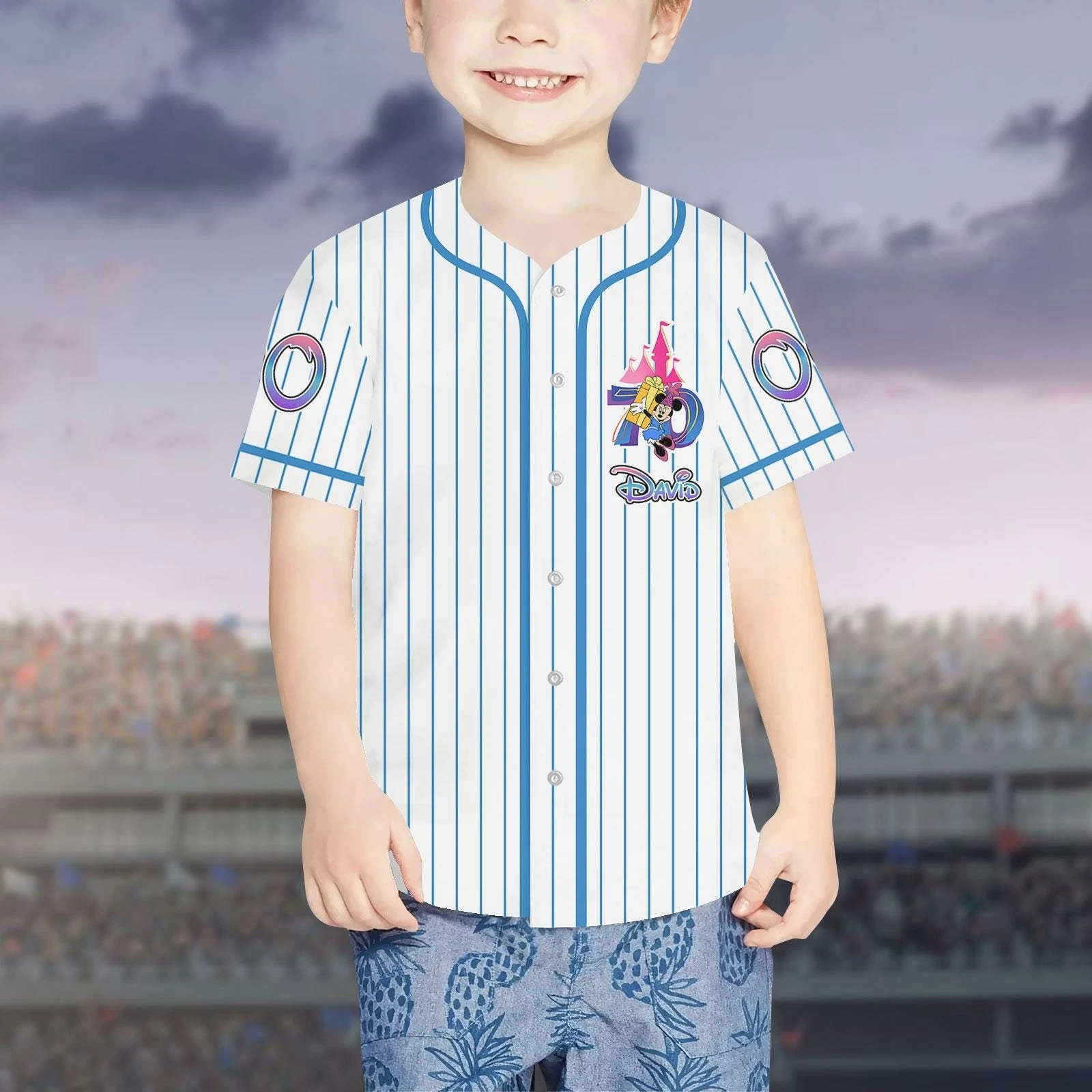 Custom Theme Park Anniversary Baseball Jersey, Family Vacation Shirt