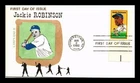 DR JIM STAMPS US COVER JACKIE ROBINSON BASEBALL BLACK HERITAGE FDC LANDS END