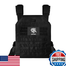 Adjustable Weighted Vest for Ruck, Heavy-Duty Weight Vest, Plate-Loaded