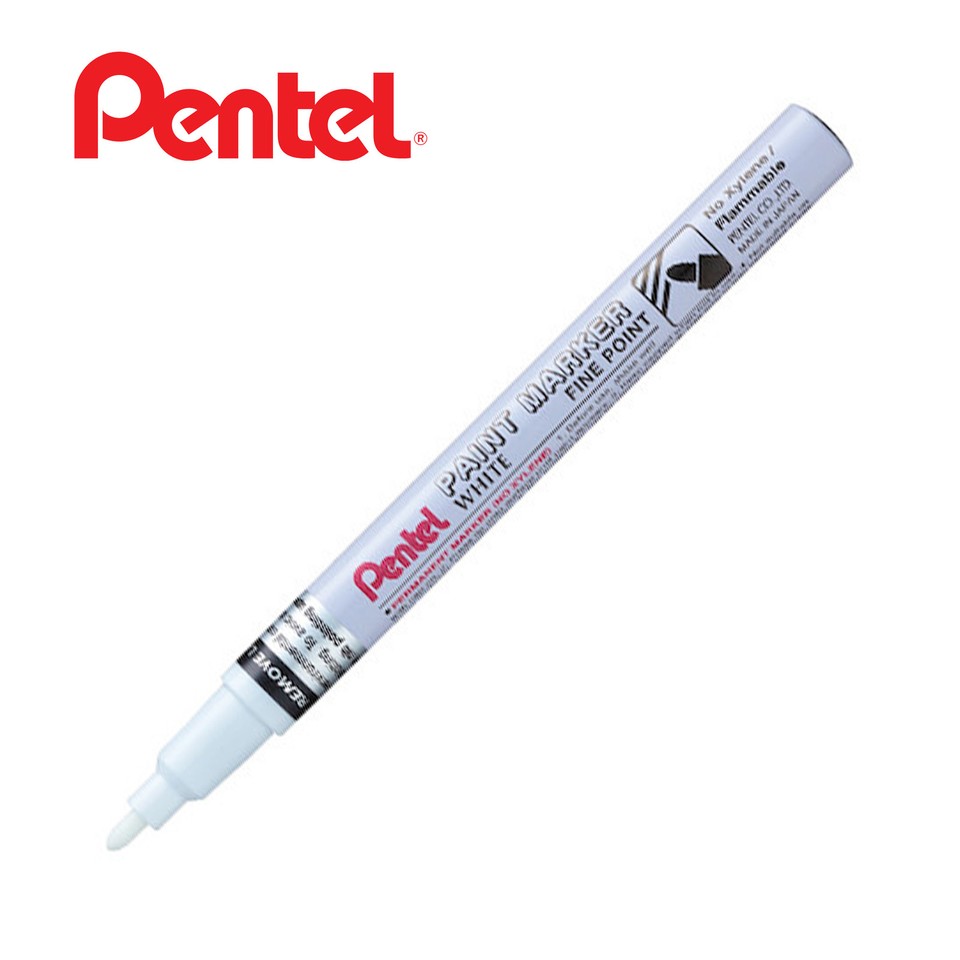 Pentel Permanent Paint Markers MFP10 Extra Fine paint Marker White