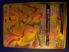 pokemon dragon majesty gold card Ultra Necrozma GX Gold Secret - 78/70 - Dragon Majesty main image 1