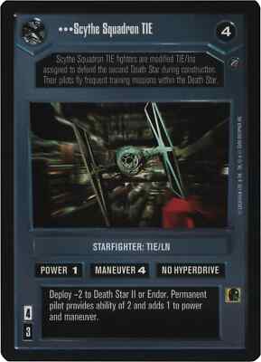Scythe Squadron Tie (Death Star II) | Decipher Star Wars CCG | NM/LP