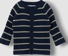 $55 Molo Boy Kids Blue Bendix Cardigan Size 18M