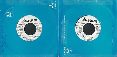 45 RPM Record Vito Paradiso - To Leave a Trace / Me on One Side