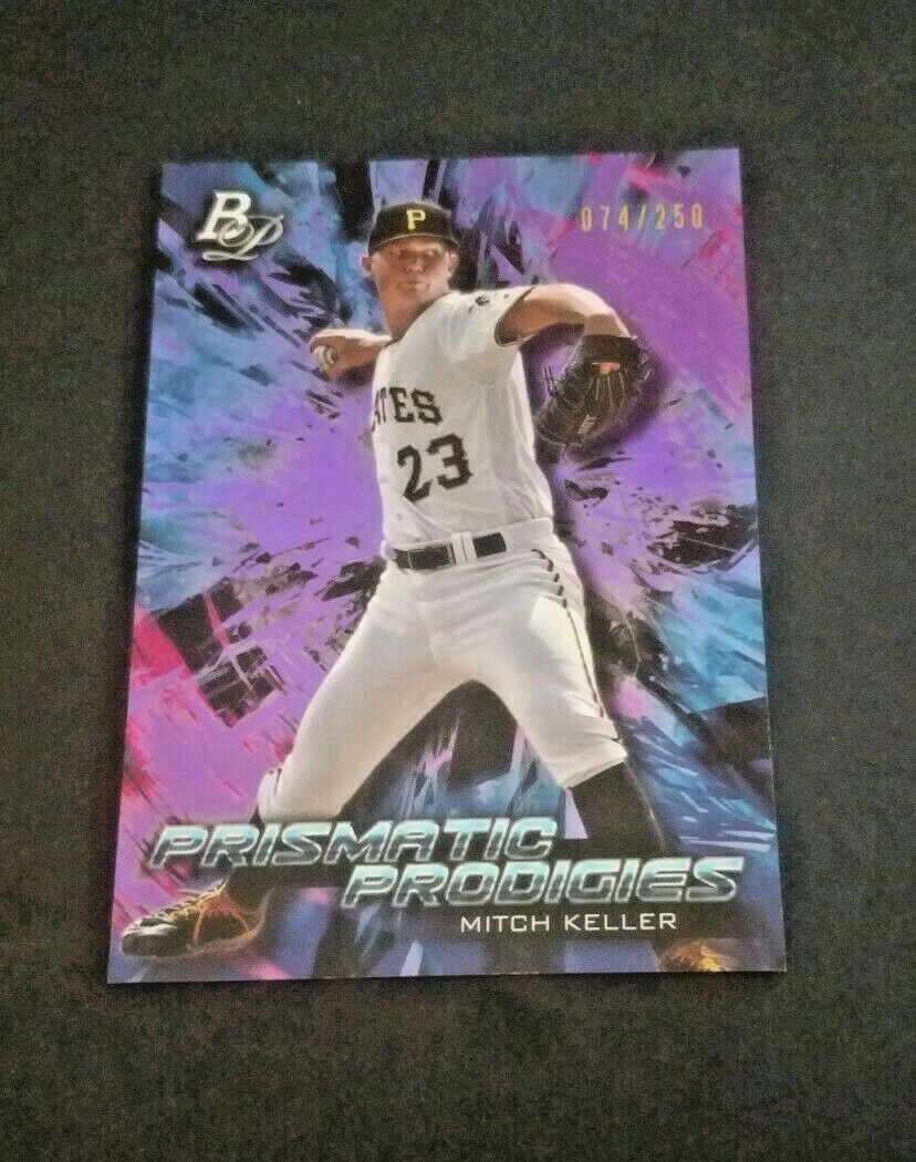2018 Bowman Platinum Prismatic Prodigies #PPP-27 Mitch Keller Pirates /250 