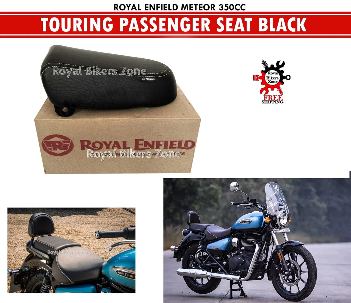 Royal enfield meteor 350 single seat deals