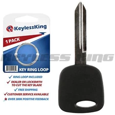 New Replacement Uncut Ignition Key Blank Chipped with Chip for H72-PT 4C