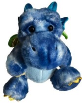 Aurora Sparkle Tales Blue Dragon Green Wings 9" Plush Stuffed Animal